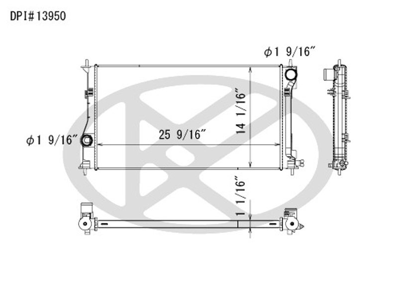 Koyorad A13950 Radiator