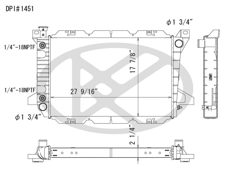 Koyorad A1451 Radiator