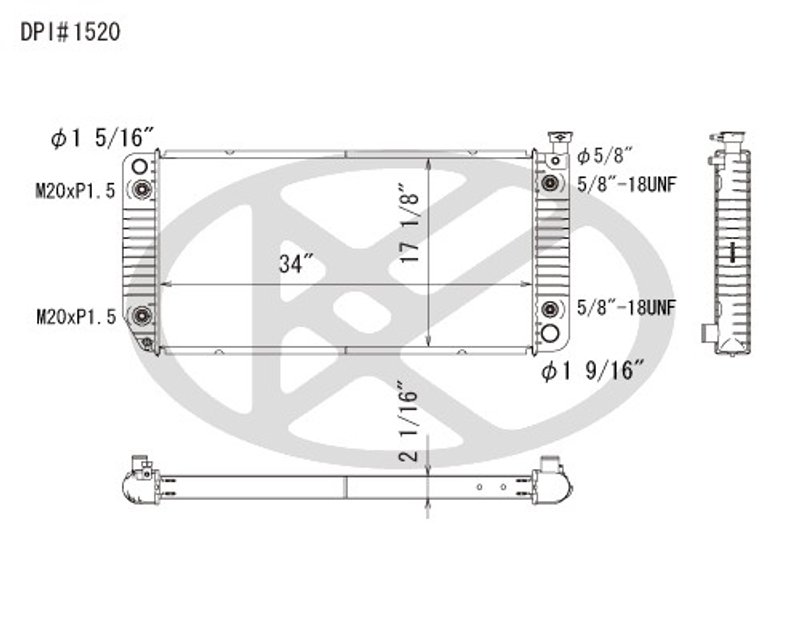 Koyorad A1520 Radiator