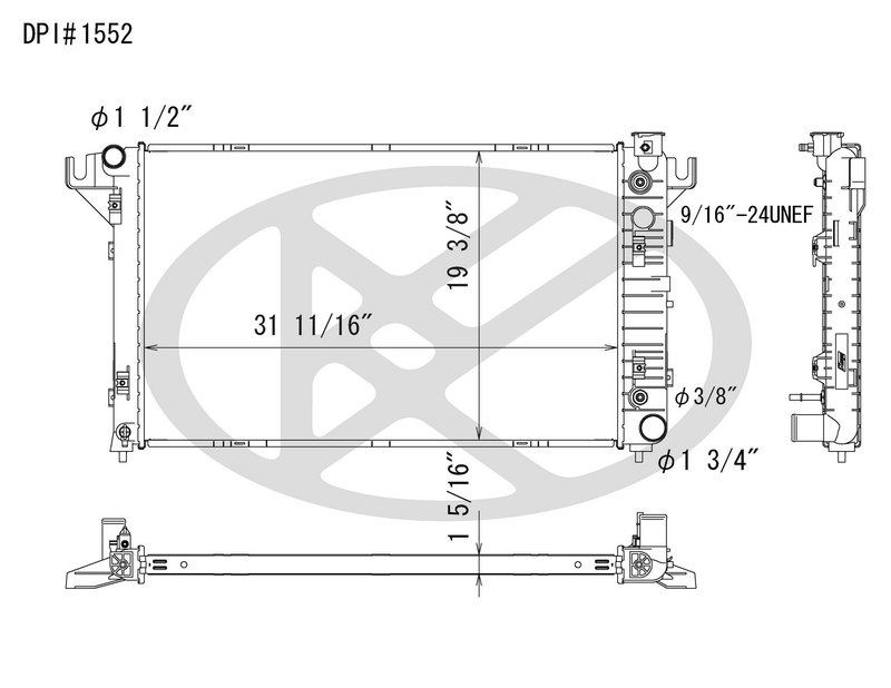 Koyorad A1552 Radiator