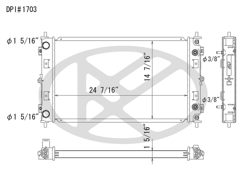Koyorad A1703 Radiator