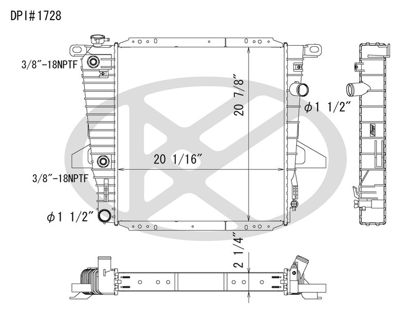 Koyorad A1728 Radiator