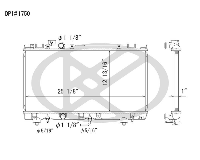 Koyorad A1750 Radiator