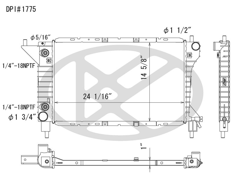 Koyorad A1775 Radiator
