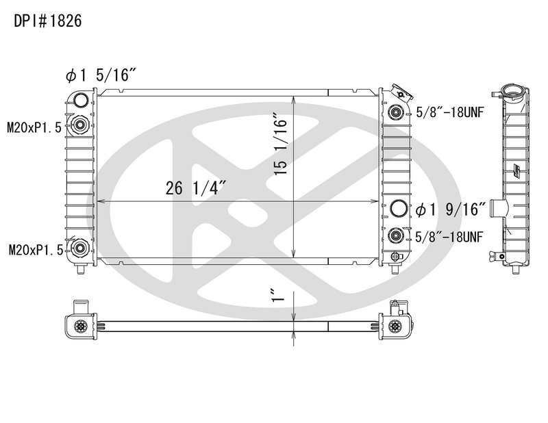 Koyorad A1826 Radiator