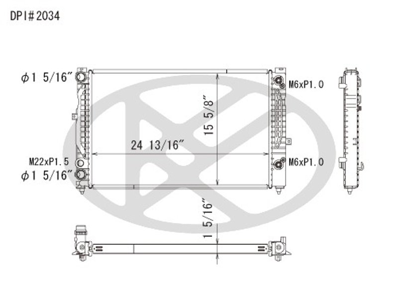 Koyorad A2034 Radiator