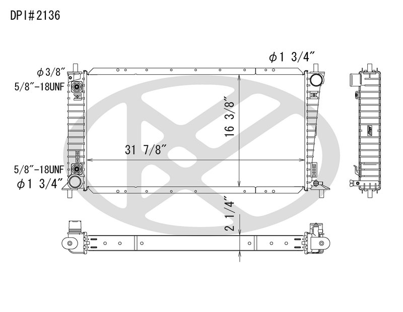 Koyorad A2136 Radiator