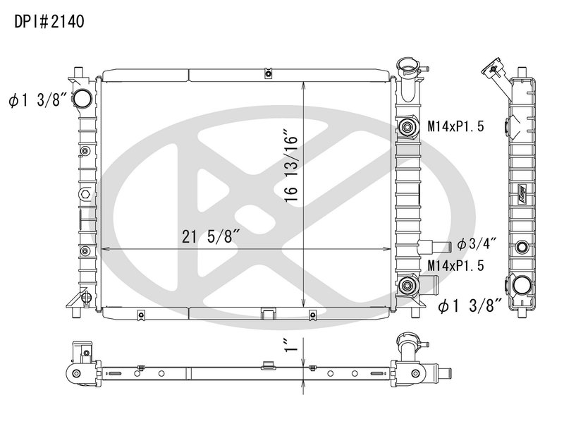 Koyorad A2140 Radiator
