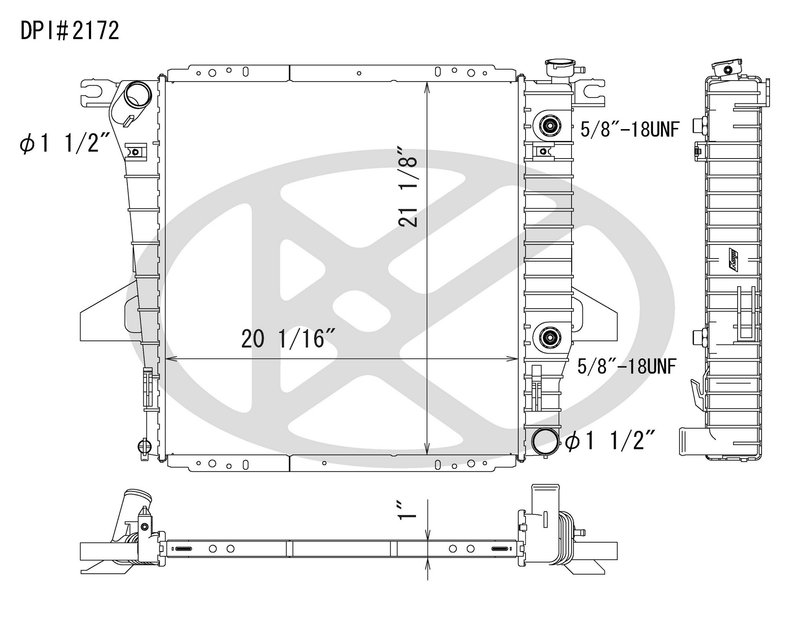 Koyorad A2172 Radiator