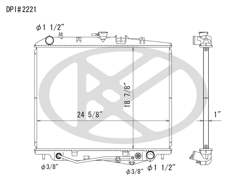Koyorad A2221 Radiator