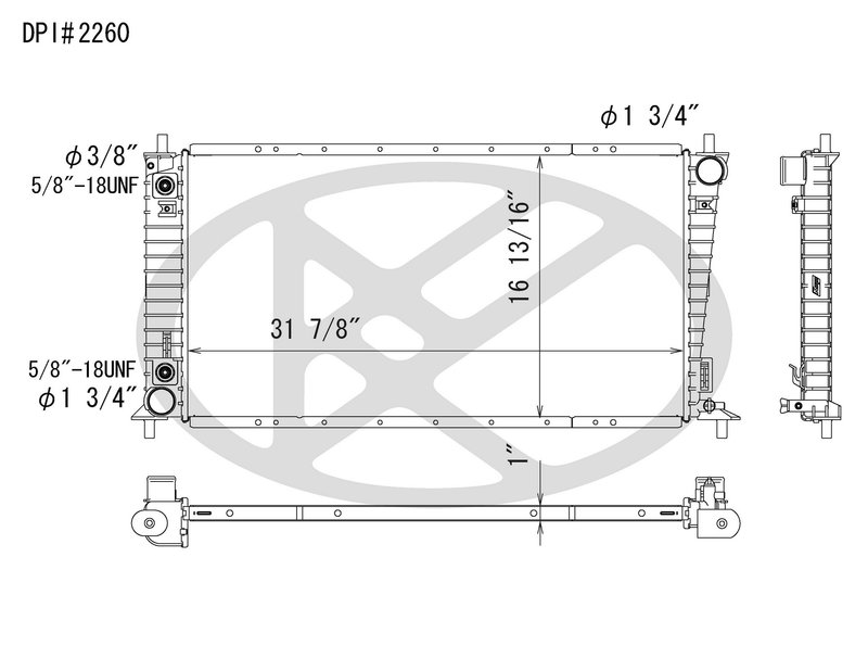 Koyorad A2260 Radiator