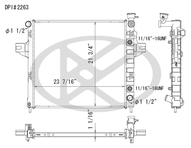 Koyorad A2263 Radiator