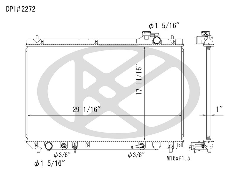Koyorad A2272 Radiator
