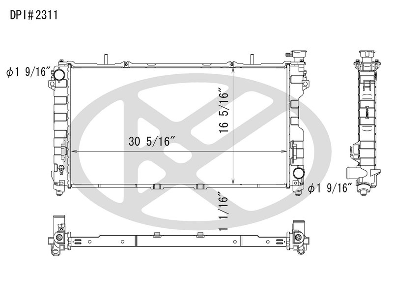 Koyorad A2311 Radiator