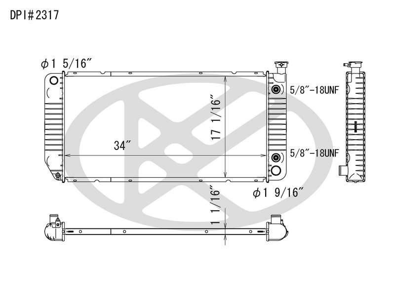 Koyorad A2317 Radiator