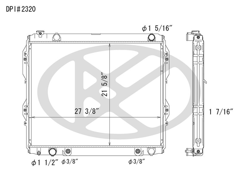 Koyorad A2320 Radiator
