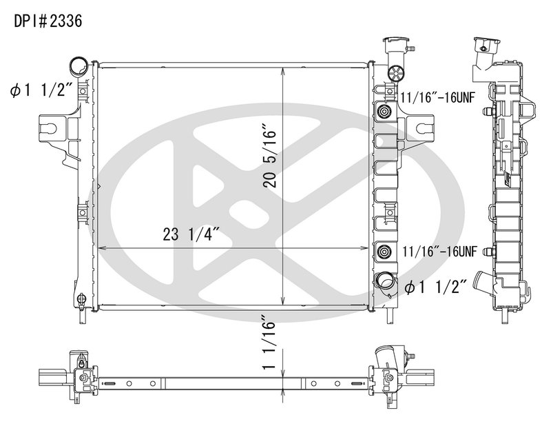 Koyorad A2336 Radiator