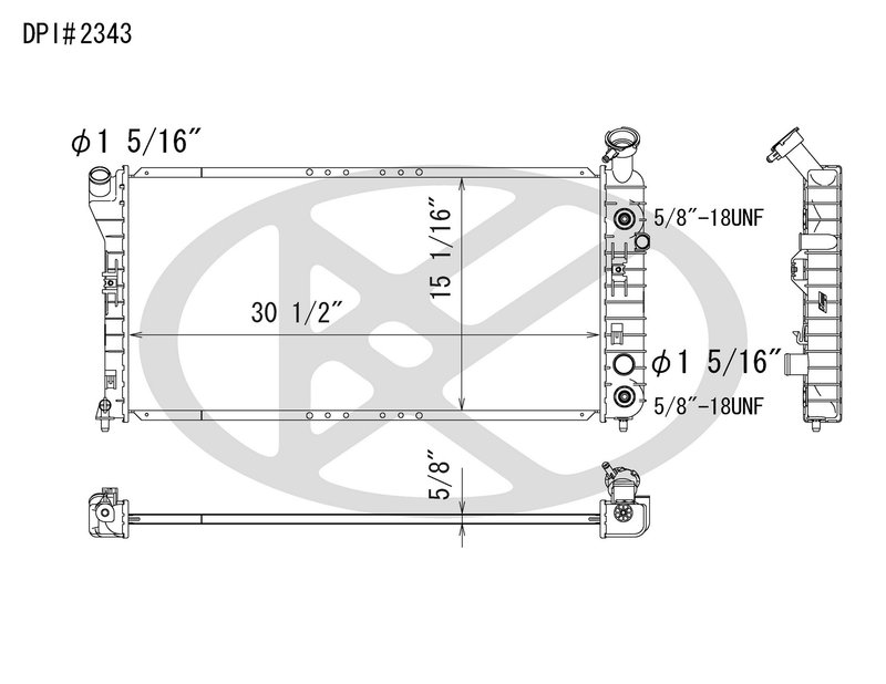 Koyorad A2343 Radiator