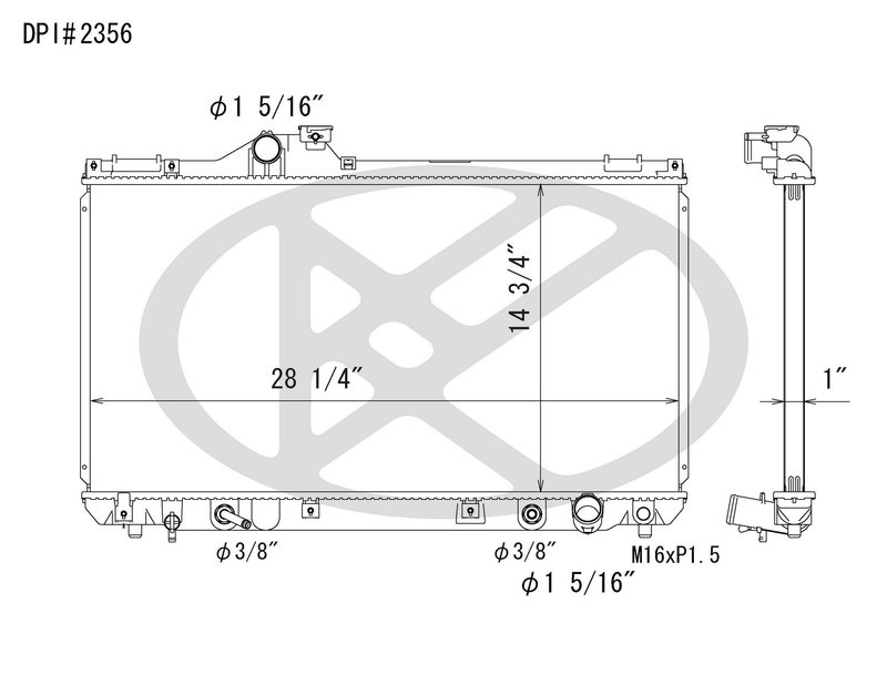 Koyorad A2356 Radiator