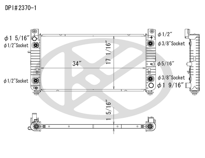 Koyorad A2370-1 Radiator