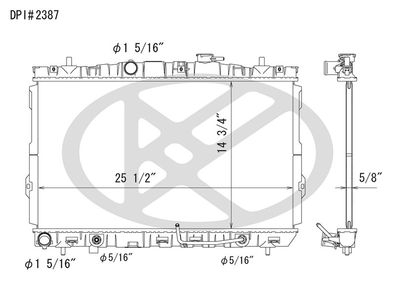 Koyorad A2387 Radiator