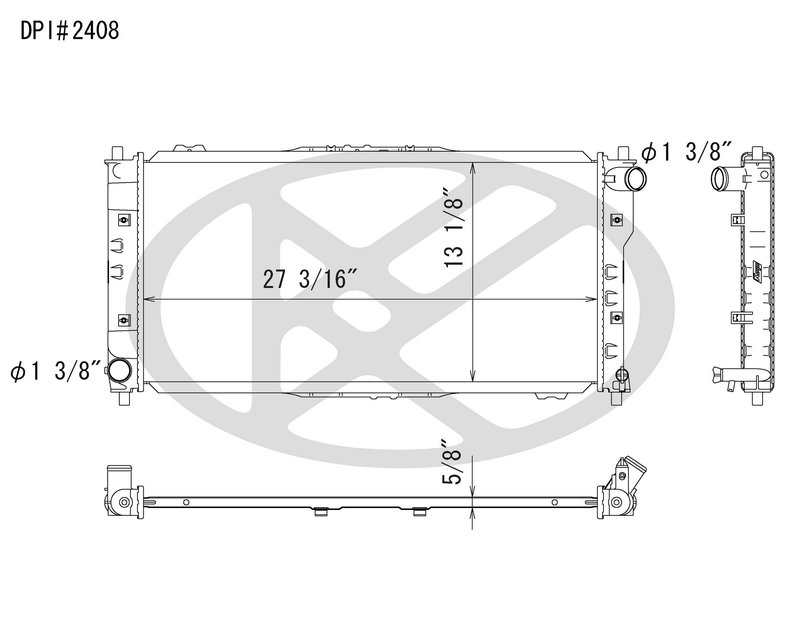 Koyorad A2408 Radiator
