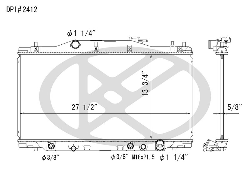 Koyorad A2412 Radiator