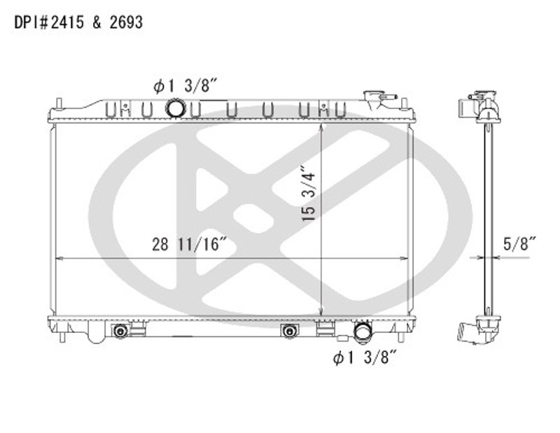 Koyorad A2415-1 Radiator