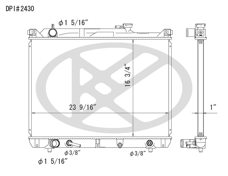 Koyorad A2430 Radiator