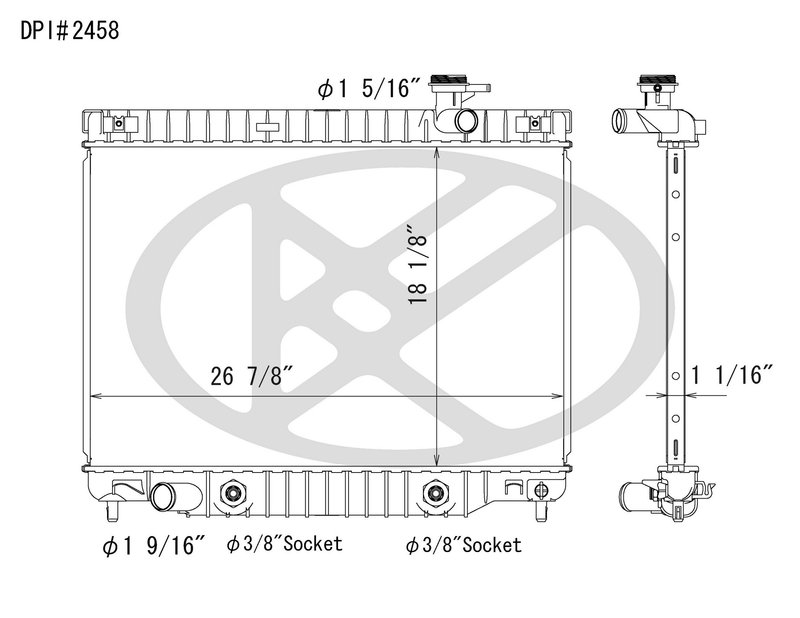 Koyorad A2458 Radiator