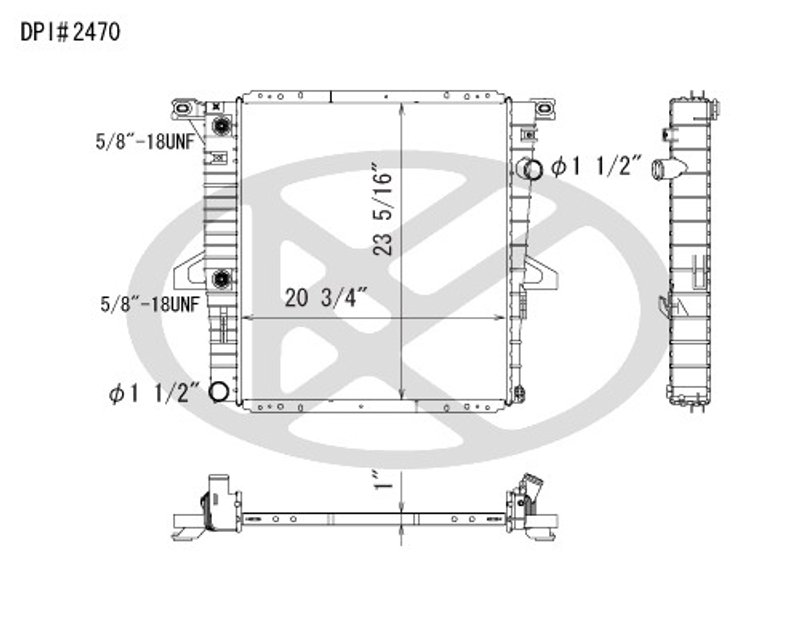 Koyorad A2470 Radiator