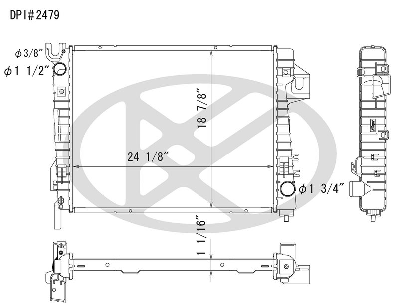 Koyorad A2479 Radiator