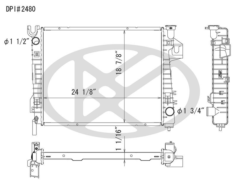 Koyorad A2480 Radiator