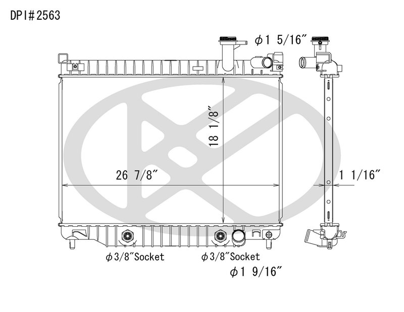 Koyorad A2563 Radiator