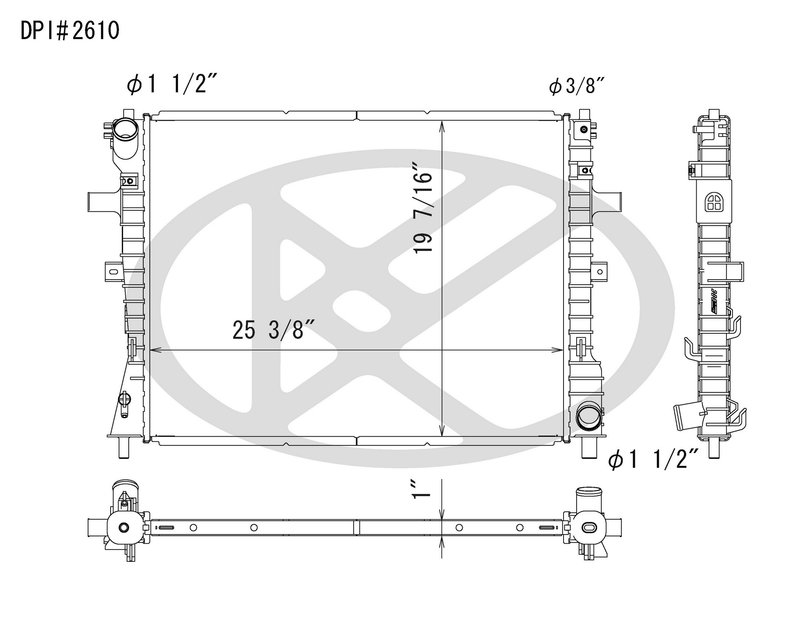 Koyorad A2610 Radiator