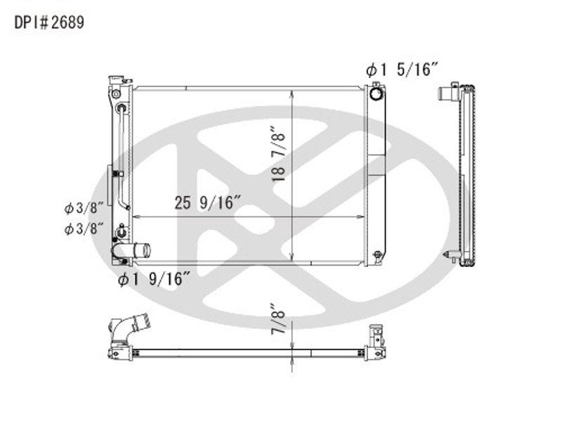 Koyorad A2689 Radiator