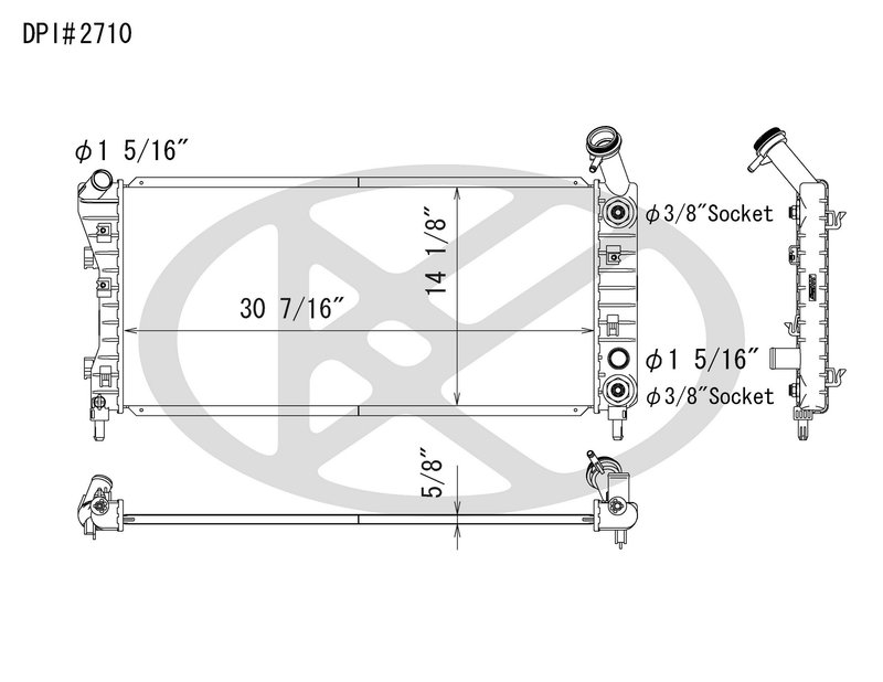 Koyorad A2710 Radiator
