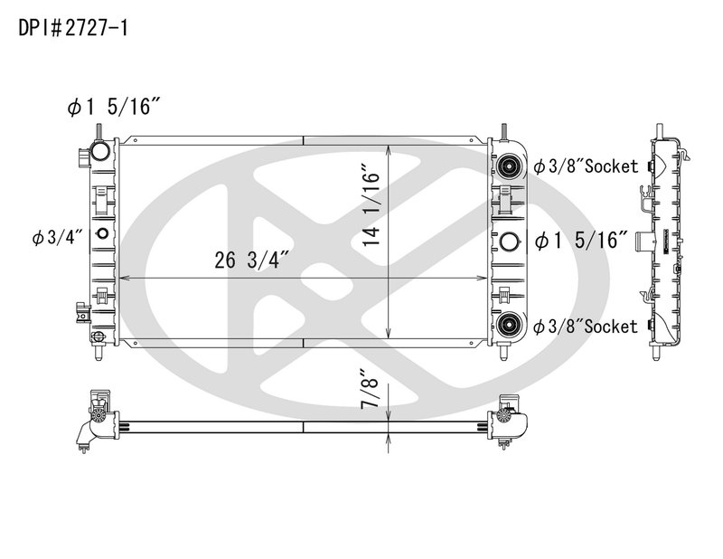 Koyorad A2727-1 Radiator
