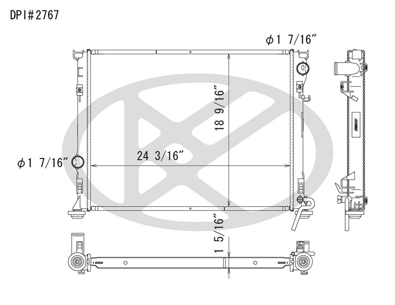 Koyorad A2767 Radiator