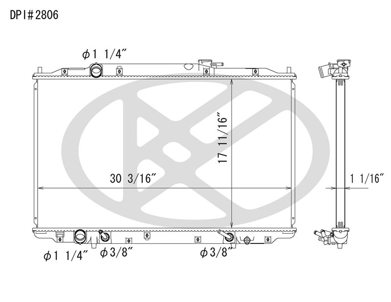 Koyorad A2806 Radiator