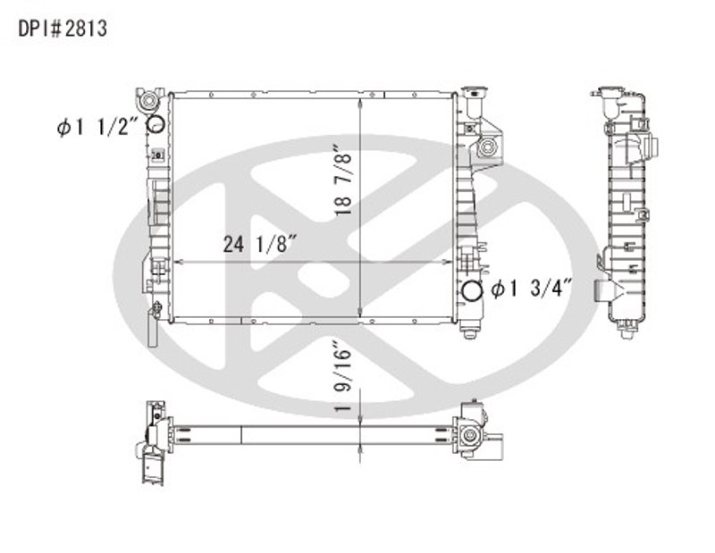 Koyorad A2813 Radiator