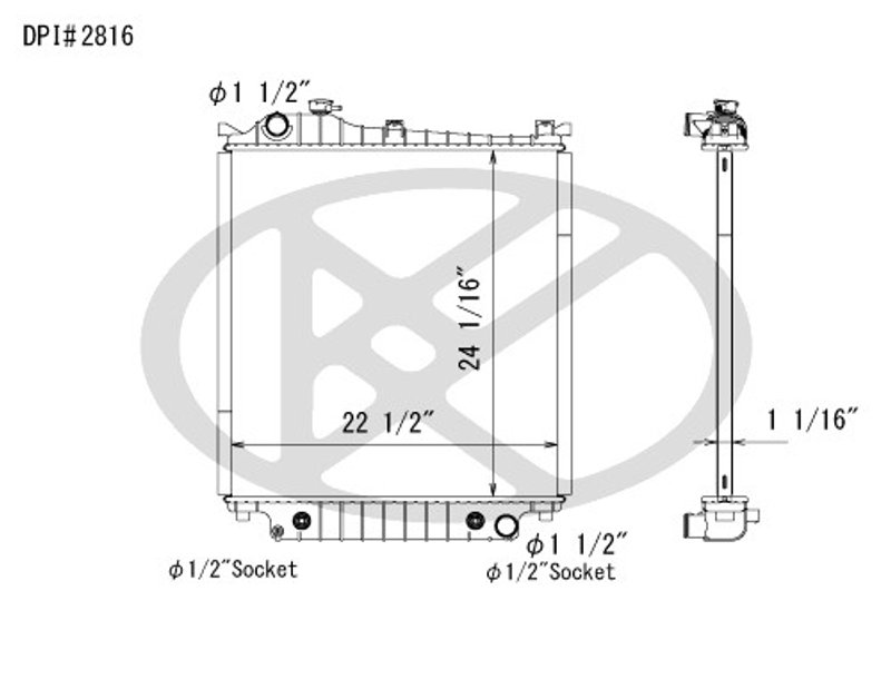 Koyorad A2816-1 Radiator