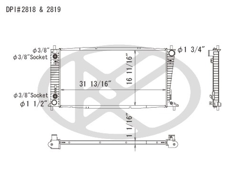 Koyorad A2818 Radiator