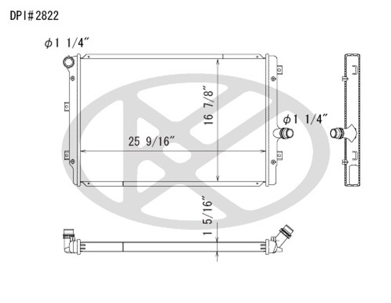 Koyorad A2822 Radiator