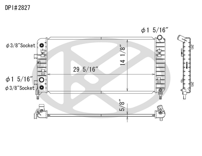 Koyorad A2827 Radiator