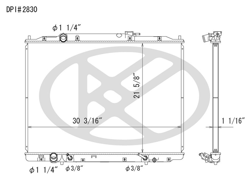 Koyorad A2830 Radiator