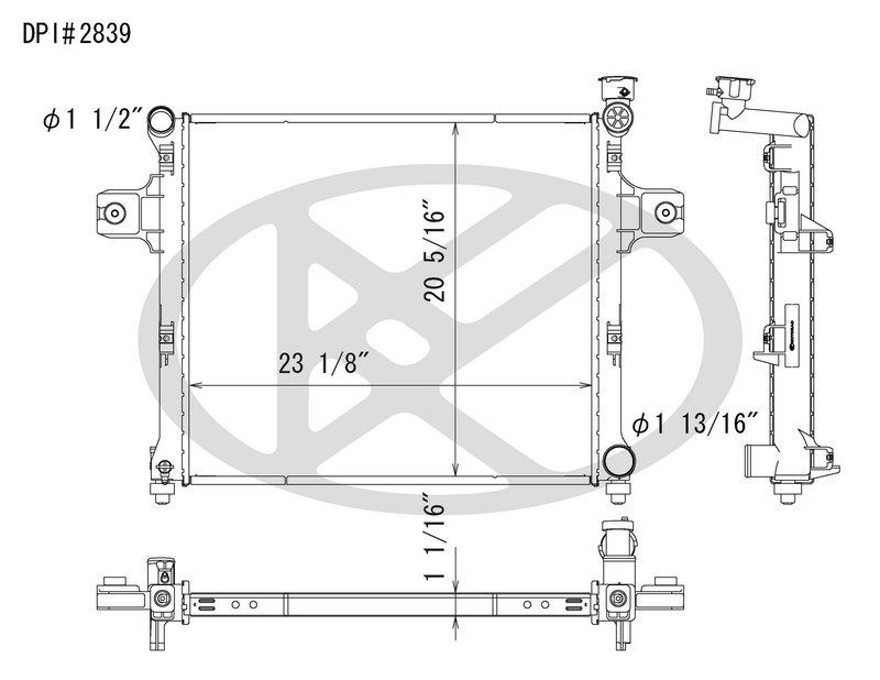 Koyorad A2839 Radiator