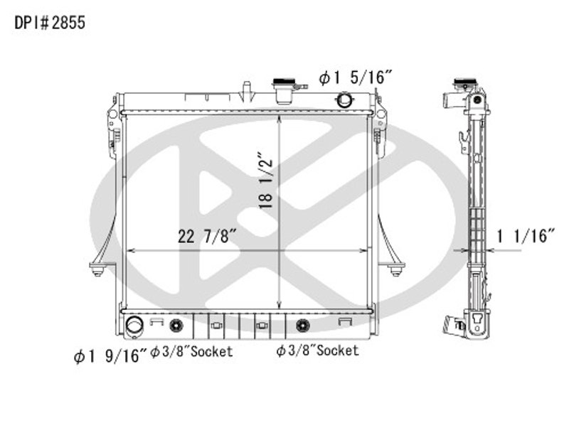 Koyorad A2855 Radiator