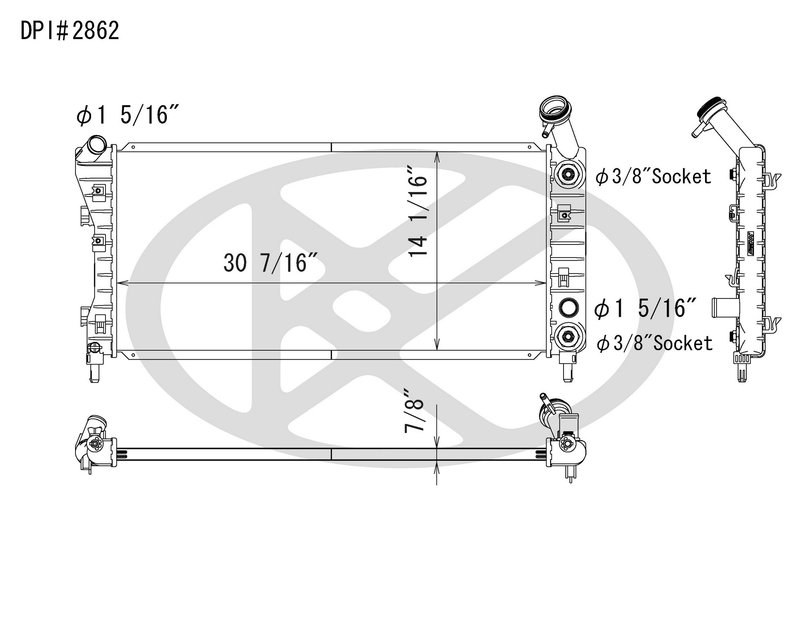 Koyorad A2862 Radiator