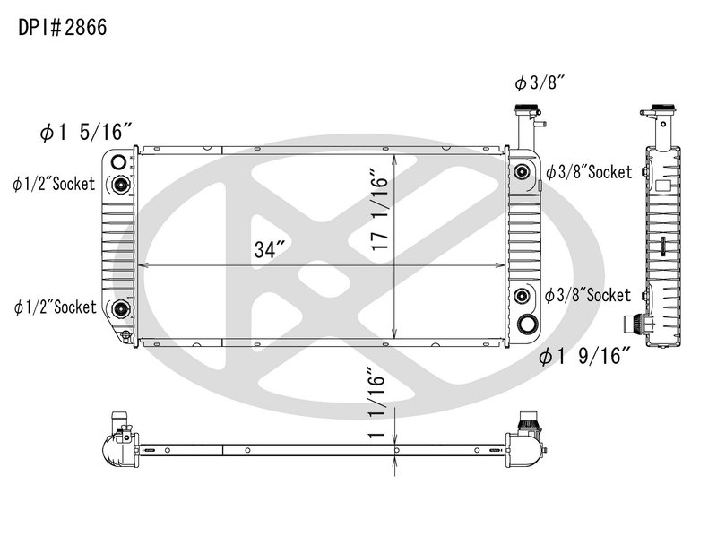 Koyorad A2866 Radiator